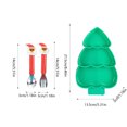 thumbnail image 3 of cpengpj Clearance Christmas Tree Cake With Mesh And Fork Spoon Fruit Cake For Baby Food 304 Stainless Steel Children's Tableware Set Essentiales For Holidays, 3 of 6