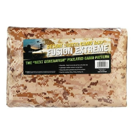 Tarp Tab - Ace Desort Tan Digital Camouflage Medium Duty Tarp 12 ft. W x 16 ft. L