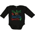 thumbnail image 3 of Inktastic My Aunt in Seattle Loves Me Boys or Girls Long Sleeve Baby Bodysuit, 3 of 5