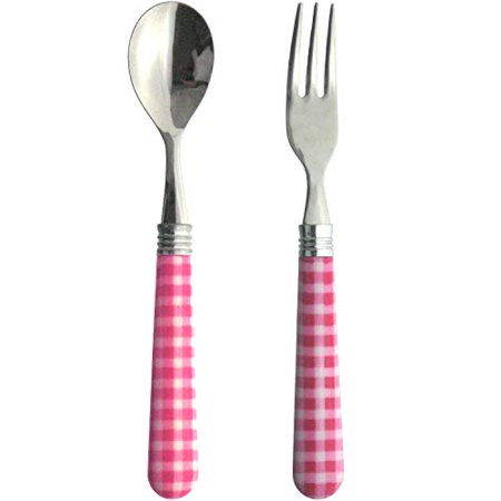 

Nagao Epicheck Teaspoon Cake Fork Red Set of 2 Made in Japan