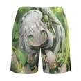 thumbnail image 5 of Genshin Impact Mens Swim Trunks with Compression Liner Board Shorts Quick Dry Swim Shorts Bathing Suits L, 5 of 8