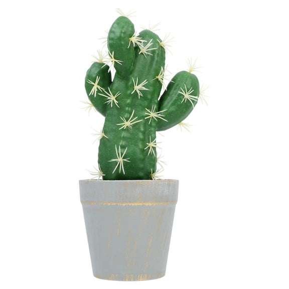 OUNONA  Faux Potted Cactus Large Artificial Plant Bookshelf Decoration