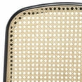 thumbnail image 6 of SAFAVIEH Couture Annmarie Contemporary Linen Solid Dining Chair, Black/Natural (Set of 2), 6 of 9