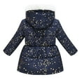 thumbnail image 5 of Ketyyh-chn99 Girl Coat Girls Winter Coat Long Thick Jacket with Water-Resistant Shell and Hood Kids Outerwear Size for 5-6 Years,Navy, 5 of 9