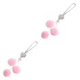 thumbnail image 1 of Jumpingount Adorno de espejo para Interior, colgante de diamantes de imitación, atractivo multiusos para mujer, decoración colgante, calcomanía Rosa 2piezas, 1 of 6