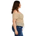 thumbnail image 2 of Blusa smock Tallas Extras, 12120 (Blanco floreado) blanco 40 Zenobia BL-ZEN-12120-BLANCO, 2 of 6