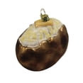 thumbnail image 2 of Holiday Ornament Baked Potato Glass Food Dinner Vegetable Butter Go6436, 2 of 3