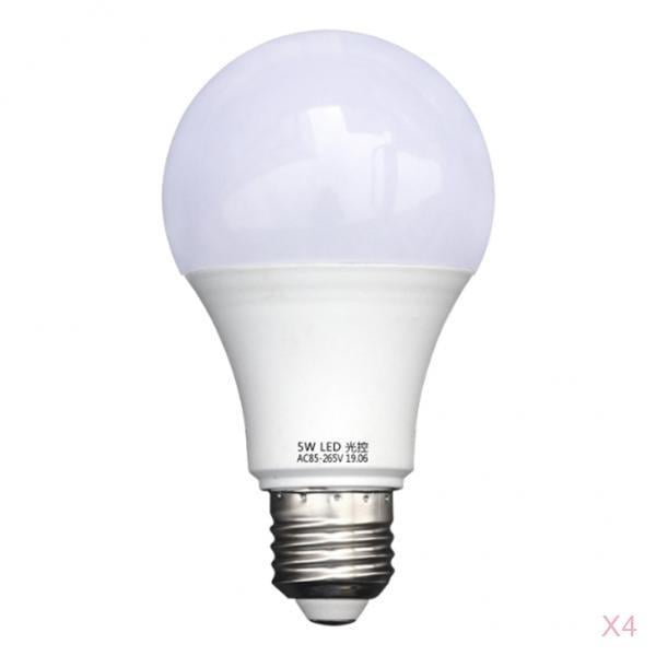 Bombilla LED de seguridad Hugo 5W Luz Diurna 6500K E27 con sensor de anochecer