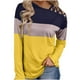 thumbnail image 1 of Blusa de manga larga con hombros descubiertos y hombros descubiertos para mujer Pompotops  FGAJ12775, 1 of 5