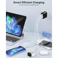 thumbnail image 4 of [Cargador] Cargador de pared USB C UVRESINME de 40 W y 4 puertos tipo C x4, 4 of 7
