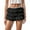 Black, variant on Bloomers for Women Y2k Cute Lace Bloomer Elastic Low Waist Tiered Ruffle Mini Skirt Shorts