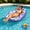 Purple, variant on 3-in-1 Inflatable Pool Lounge Chair, Adult Water Hammock Float with Mesh Seat, Cup Holder and Air Pump, Heavy Duty Water Sofa for Lake, Beach, Backyard and Summer Parties