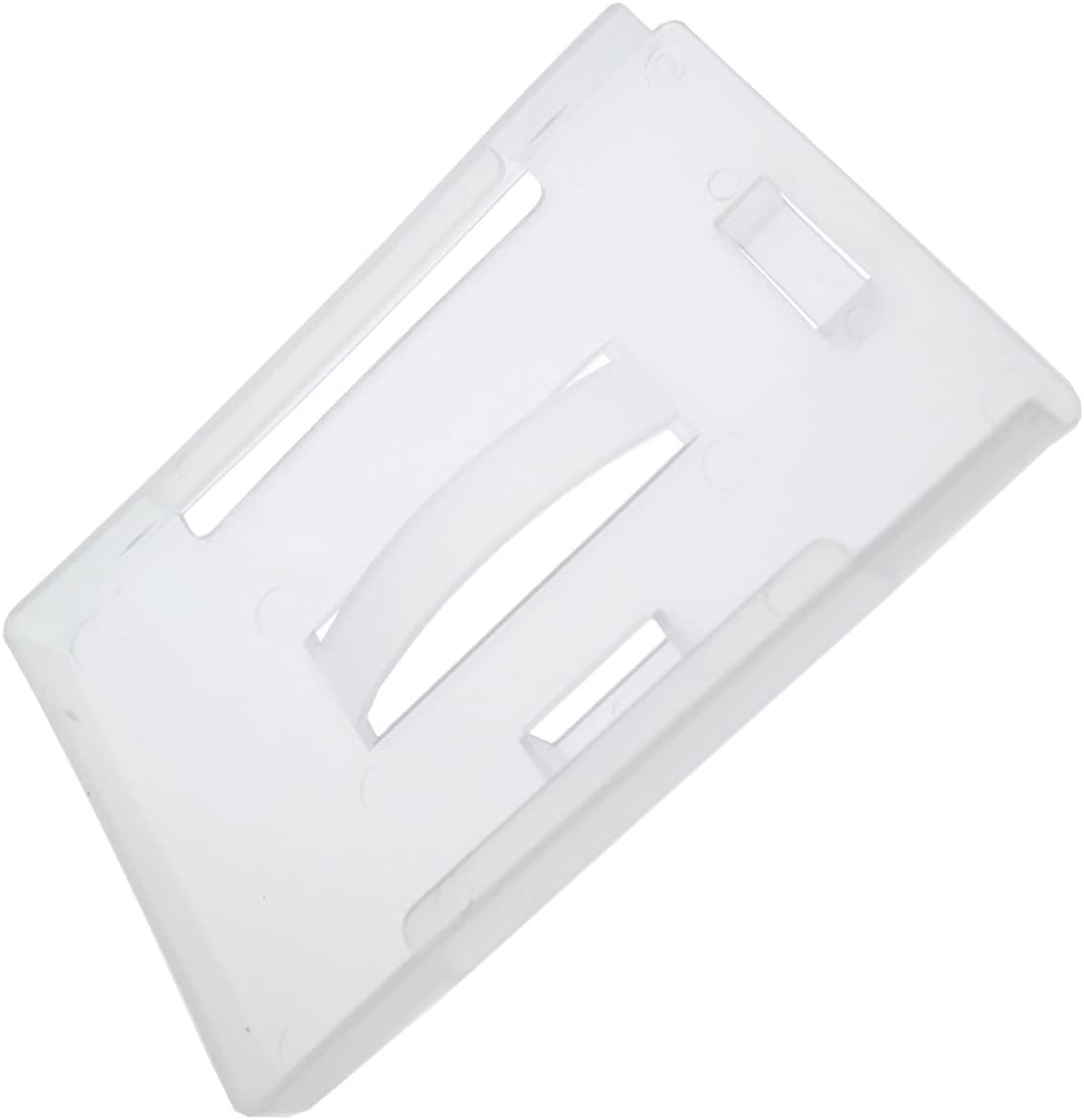 Milky-White Rigid-Plastic Card Holder (1840-3025)