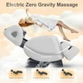 thumbnail image 6 of Znines Massage Chair Full Body, Zero Gravity Massage Chair with 10 Fix Rollers, Heating, Foot Massage, Bluetooth Speaker,Light Gray, 6 of 8