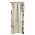 thumbnail image 5 of Montana Collection Accent Cabinet w/ Laser Engraved Wolf Design, Right Hinged, Clear Lacquer Finish, 5 of 10