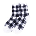 thumbnail image 7 of Slipper Socks for Women with Grippers Non Fuzzy Grip Winter Warm Cozy Thick Comfy Soft Cabin Socks, 7 of 7