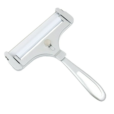 

Sardfxul Wire Cheese Slicer Zinc Alloy Cheese Cutter Kitchen Handheld Cheese Shaver Tool