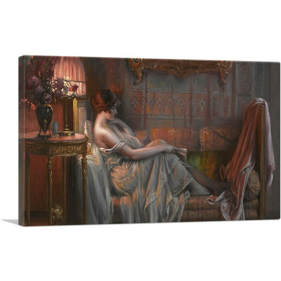 ARTCANVAS Delphin Enjolras Canvas Art Print by Delphin Enjolras - Size: 18" x 12" (1.50" Deep)