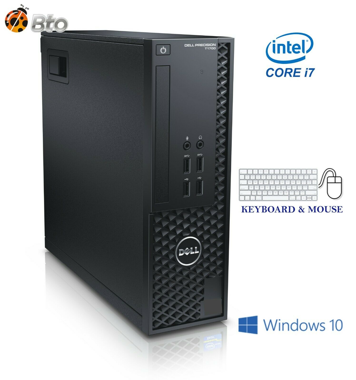 Restored Dell Precision T1700 Gaming Desktop Tower, Intel Core i7