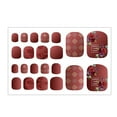 thumbnail image 2 of Women Fashion Toe Nail Wraps Art Stickers Self Adhesive Tools Tips Polish Nail, 2 of 3