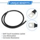thumbnail image 5 of Cable Inversor de Batería 1 Pc 2 AWG 3.5FT 5/16" Lug Universal para Automóvil Vehículo Barco RV Solar Cobre Estaño Negro, 5 of 7