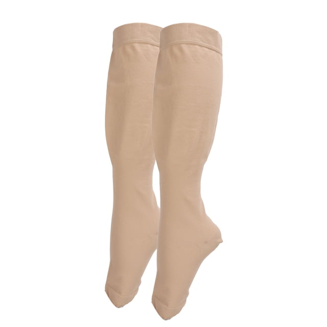 Bas de Soutien de Compression, Chaussettes à Haute Compression Chaussettes Variqueuses Bas de Compression Véritable Excellence