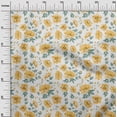 thumbnail image 2 of oneOone Cotton Cambric Fabric Leaves & Peony Floral Fabric Prints By Yard 56 Inches Wide, 2 of 4