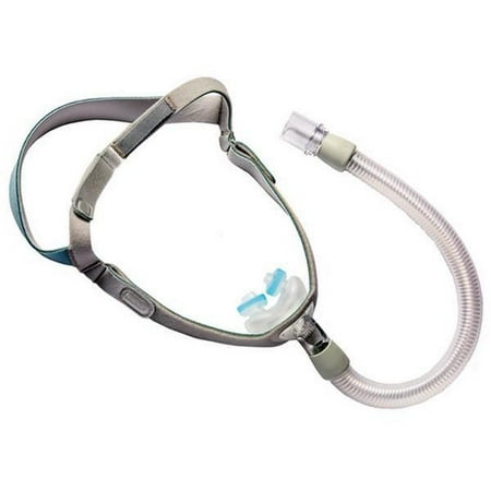 Philips Respironics Nuance Gel Nasal Pillow CPAP Mask with Headgear - (Best Rated Cpap Nasal Pillows)