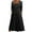 Black, variant on hotojiny Womens Maxi Dress Casual 3/4 Length Sleeve Flowy Pleated a Line Dress Soft Lounge Crewneck Vacation Dresses