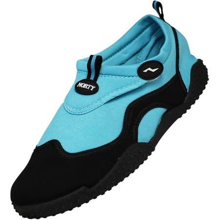 

NORTY Womens Water Shoes Adult Female Beach Shoes Turquoise Black 7