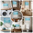 thumbnail image 6 of Ships Next Day Canvas Wall Art 8"x8", Summer Beach Wood Framed Canvas Print Painting, Blue Coastal Ocean Seaside Nautical Ready to Hang Small Picture Wall Decor for Home Bathroom Nursery Kitchen, 6 of 9