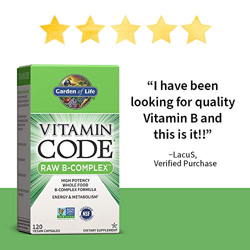 Buy Garden of Life Vitamin B Complex Vitamin Code Raw B Vitamin Whole