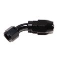 thumbnail image 3 of BLACK -4AN AN4 45 Degree Swivel Oil/Fuel/Gas Line Hose End Fitting Adapter, 3 of 4