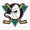1pcs, variant on Anaheim Duck Logo Er, Phone Decal Water Bottle Stickers Car Decals, Funny Birthday Gift