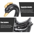 thumbnail image 6 of WRITWAA Swan Figurines Home Decor Resin Swan Models Black 1 Pair 3.5x1.9in, 6 of 6