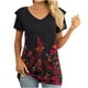 thumbnail image 1 of Blusa de manga con volantes y túnica recortada para mujer, informal, sexy, a la moda, para verano OAVQHLG3B Store lin121212, 1 of 3