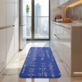 thumbnail image 4 of Math Equations Physics Diagrams Blue Pattern Kitchen Rug Mat,Kitchen Runner Rugs Non Skid Washable,Decorative Kitchen Floor Mats for Kitchen,Sink,Laundry,17"x47.2", 4 of 7