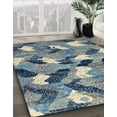 thumbnail image 2 of Ahgly Company Indoor Round Abstract Gray Cloud Gray Abstract Area Rugs, 7' Round, 2 of 6