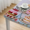 thumbnail image 4 of BANET  Decorative Table Cover, Home, Dining, Cocktail Party &amp; Camping, (Double Layer) white, 4 of 7