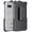 Gray, variant on Case with Clip for Google Pixel 7a Phone (2023), Nakedcellphone Rugged Shield Cover and [Rotating Ratchet] Belt Clip Holster [Matte Grip Texture] - Olive OD Green