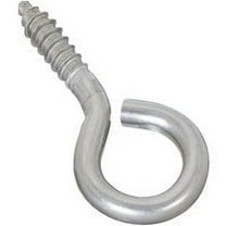 National Hardware 2016BC Series N220-459 Screw Eye, #2, 1.12 in L Thread, 2.62 in OAL, Stainless Steel