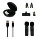 thumbnail image 5 of Kit 2 Micrófonos inalámbricos para celular  STF  Tipo C - Lightning con estuche, 5 of 11