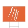 thumbnail image 3 of Effete Feline Claw Marks Scratch Plastic Lawn Yard Sign, 3 of 6
