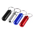 thumbnail image 3 of LAFGUR Travel Box Mini Blue Aluminum Keychain Tablet Storage Box Case, 3 of 7
