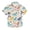 Cartoon Unicorns and Glass, variant on Dailycode Small Short Sleeve Button Down Shirts Baby Unicorns and Brid Casual Shirt 3-10 Years