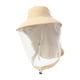 thumbnail image 2 of Sombrero de apicultor jinwen nailon protector transpirable con protección facial caqui, 2 of 8