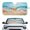 Sea Turtle, variant on HUIACONG Cow UV Reflective Windshield Sun Shade Foldable Car Accessories Easy Storage Sunshade Cover for Universal Fit Automotive