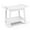 White, variant on 21.8"W Shower Stool w/ Storage & Handles, Bathroom Bench Seat for Adults Elderly Seniors for Indoor or Outdoor Use, White