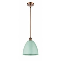 Innovations Lighting - Plymouth Dome - 1 Light Stem Hung Pendant In Industrial