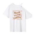 thumbnail image 1 of Camiseta para mujer con cuello redondo, camiseta básica para oficina, regalo del día de San Valentín S, 1 of 7